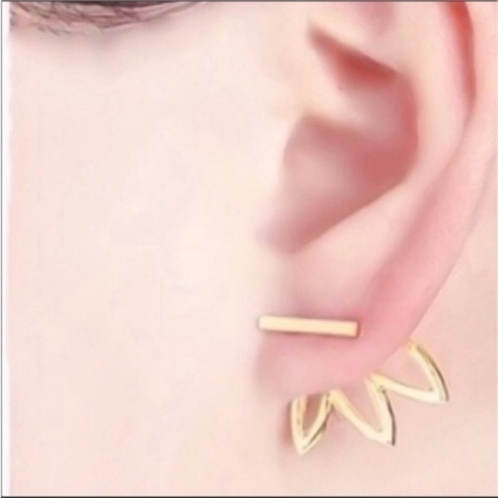 Lotus flower earrings